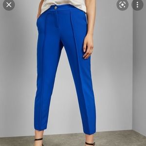 NWT! Ted Baker Ariett Bright Slim Tailored Trouser Blue